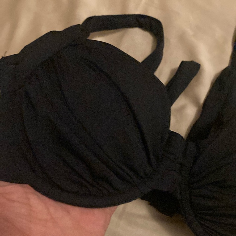 NWT size small S Becca black bra swim top - Picture 4 of 6